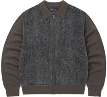 thisisneverthat FW23 Colorblock Zip-Up Jacket Unisex Brown TN233KKNZK03BRN thisisneverthat FW23 Colorblock Zip-Up Jacket Unisex Brown TN233KKNZK03BRN