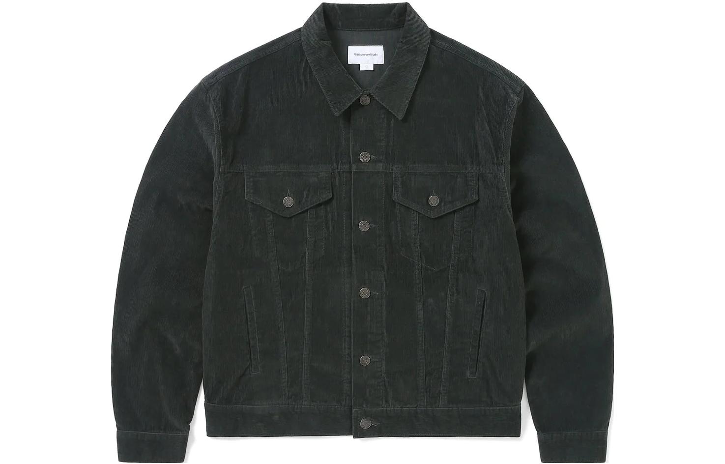 thisisneverthat FW23 Corduroy Button-Up Jacket Unisex. TN233WOWLS04