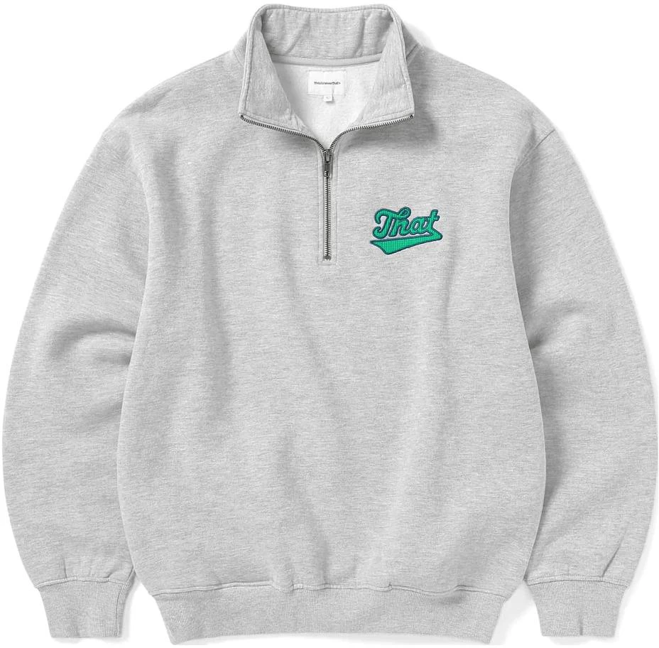 thisisneverthat-fw-23-half-zip-sweatshirt-heather-gray-unisex-letter-embroidery-tn-233-tswha-02-hgr
