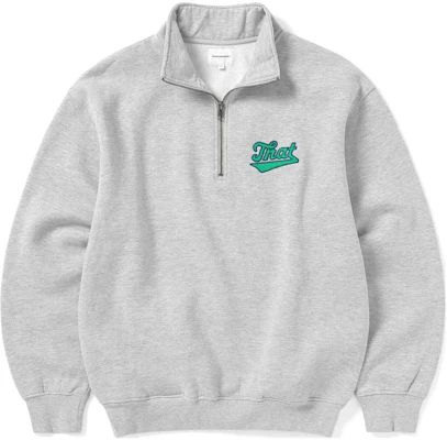 thisisneverthat FW23 半拉链卫衣 灰色 男女同款 字母刺绣 TN233TSWHA02HGR Buy thisisneverthat FW23 半拉链卫衣 灰色 男女同款 字母刺绣 TN233TSWHA02HGR
