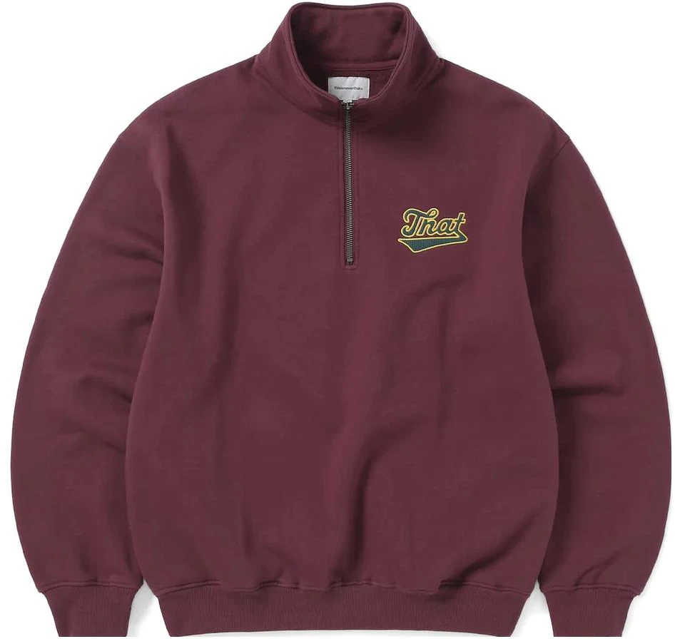 thisisneverthat-fw-23-half-zip-sweatshirt-heather-embroidery-red-unisex-tn-233-tswha-02-bgy
