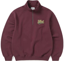 thisisneverthat FW23 Half Zip Sweatshirt Heather Embroidery Red Unisex TN233TSWHA02BGY thisisneverthat FW23 Half Zip Sweatshirt Heather Embroidery Red Unisex TN233TSWHA02BGY
