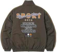 thisisneverthat FW23 Letter Pattern Collared Brown Long-Sleeve Jacket Men. TN233WOWHS01BRNN thisisneverthat FW23 Letter Pattern Collared Brown Long-Sleeve Jacket Men. TN233WOWHS01BRNN