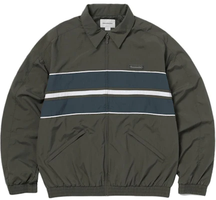 thisisneverthat FW24 Jaket Sport Wind Stripe Warna-warni Resleting Abu-abu TN243WOWLS10GRY Buy thisisneverthat FW24 Jaket Sport Wind Stripe Warna-warni Resleting Abu-abu TN243WOWLS10GRY