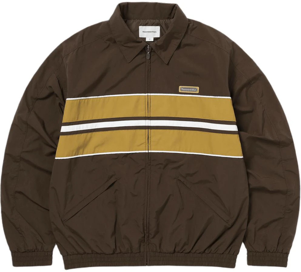 thisisneverthat-fw-24-sport-wind-jacket-multicolor-striped-zip-brown-jacket-tn-243-wowls-10-brn