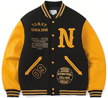 thisisneverthat Graphic Letterman Baseball Jacket Unisex TN233LOWHS01BLK thisisneverthat Graphic Letterman Baseball Jacket Unisex TN233LOWHS01BLK