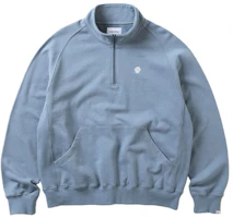 thisisneverthat Half-Zip Pullover Loose Sweatshirt Unisex - Blue. TN213TSWHA01 thisisneverthat Half-Zip Pullover Loose Sweatshirt Unisex - Blue. TN213TSWHA01