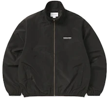 thisisneverthat INTL. Team Black Jacket Solid Long-Sleeve Outerwear TN230WOWLS01-BLK thisisneverthat INTL. Team Black Jacket Solid Long-Sleeve Outerwear TN230WOWLS01-BLK