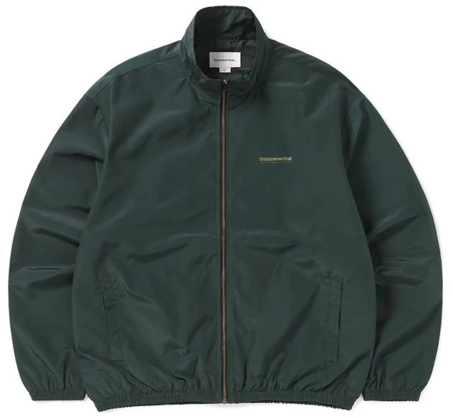 thisisneverthat-intl-team-jacket-unisex-dark-green-full-zip-stand-collar-tn-230-wowls-01-dgn
