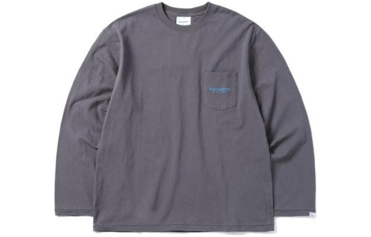 thisisneverthat Letter Logo Crewneck Sweatshirt Grey Menswear. TN223TTSLT08GRY