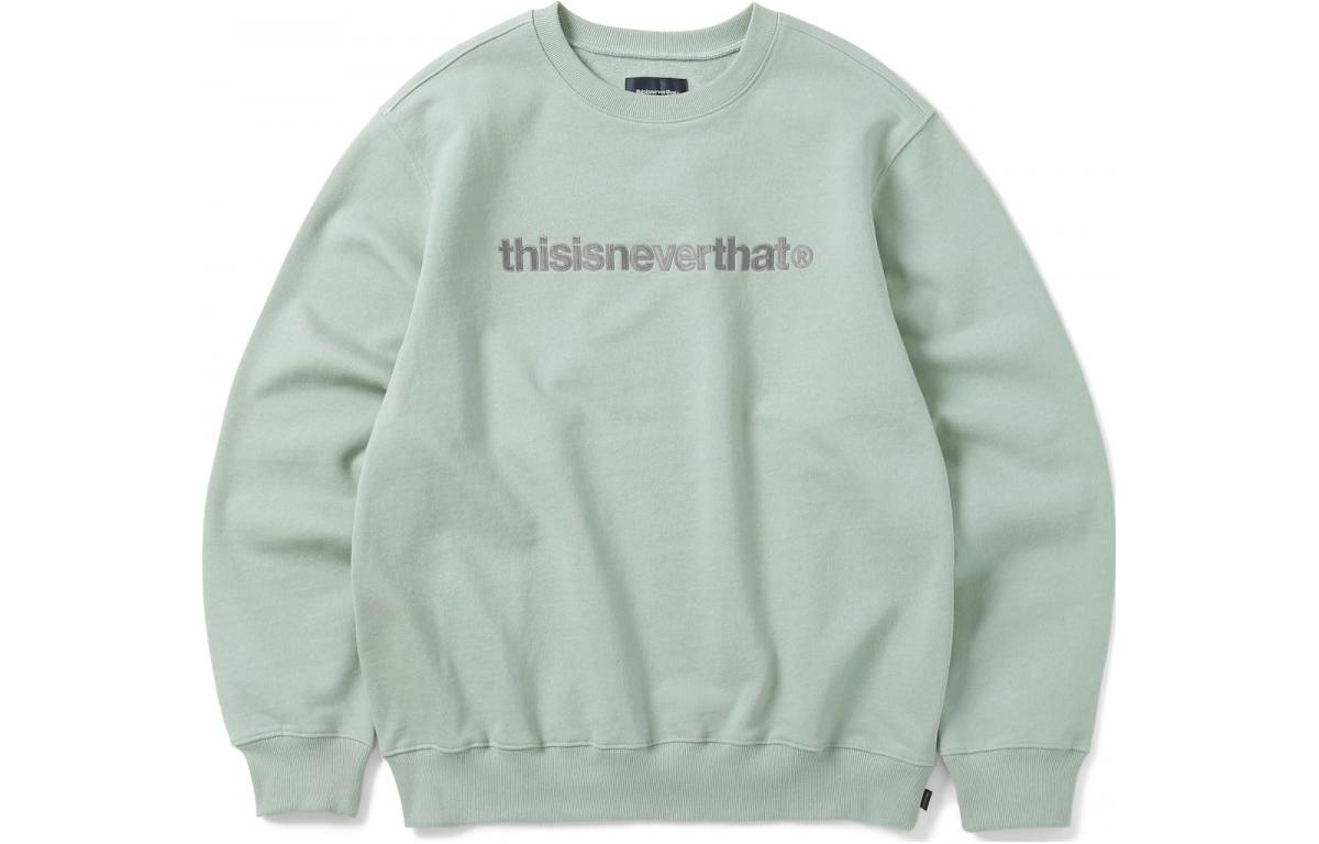 thisisneverthat Letter Logo Print Pullover Sweatshirt - Light Teal TN220TSWCW01-LTL