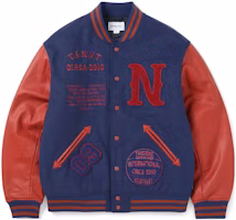 thisisneverthat Letter Logo Single-Breasted Baseball Jacket Unisex TN233LOWHS01BLU thisisneverthat Letter Logo Single-Breasted Baseball Jacket Unisex TN233LOWHS01BLU