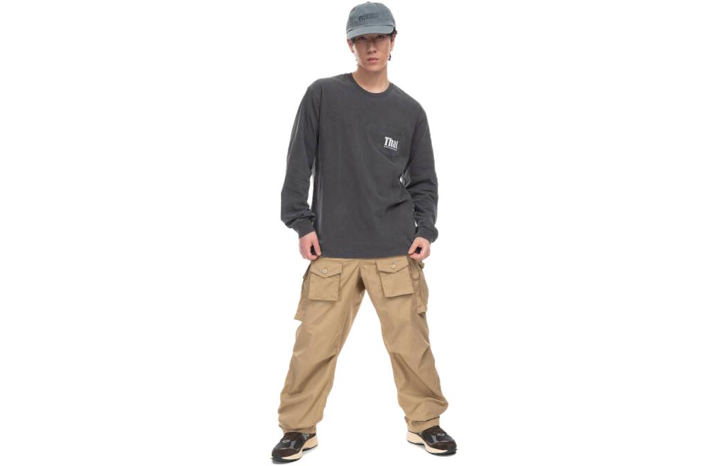 thisisneverthat Letter Print Casual Sweatshirt Men’s Gray TN231TTSLT03-CHA