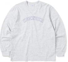 thisisneverthat Letter Print Crewneck Sweatshirt Unisex - Gray TN223TTSLT01LHG thisisneverthat Letter Print Crewneck Sweatshirt Unisex - Gray TN223TTSLT01LHG