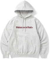 thisisneverthat Letter Print Pullover Hoodie Casual Sweatshirt. TN220TSWHO01LHG thisisneverthat Letter Print Pullover Hoodie Casual Sweatshirt. TN220TSWHO01LHG