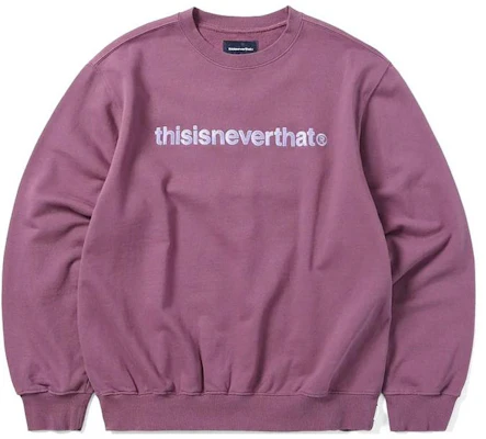 thisisneverthat レタープリントスウェットシャツ パープル TN220TSWCW01FSA Buy thisisneverthat レタープリントスウェットシャツ パープル TN220TSWCW01FSA