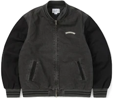 thisisneverthat Letter Printed Patchwork Jacket Unisex BLACK TN223DOWHS01BK thisisneverthat Letter Printed Patchwork Jacket Unisex BLACK TN223DOWHS01BK