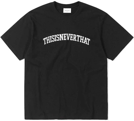 Thisisneverthat Logo Crewneck Unisex T-Shirt Grey Black. TN240TTSST04OBK Buy Thisisneverthat Logo Crewneck Unisex T-Shirt Grey Black. TN240TTSST04OBK
