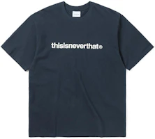 Thisisneverthat Logo Lettering Print Unisex Crewneck Short Sleeve T-Shirt TN240TTSST01NAV Thisisneverthat Logo Lettering Print Unisex Crewneck Short Sleeve T-Shirt TN240TTSST01NAV