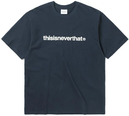Thisisneverthat Logo Lettering Print Unisex Crewneck Short Sleeve T-Shirt TN240TTSST01NAV Buy Thisisneverthat Logo Lettering Print Unisex Crewneck Short Sleeve T-Shirt TN240TTSST01NAV
