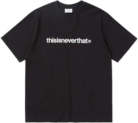 Thisisneverthat Logo Print Unisex Black Crewneck T-Shirt TN230TTSST01BK Buy Thisisneverthat Logo Print Unisex Black Crewneck T-Shirt TN230TTSST01BK