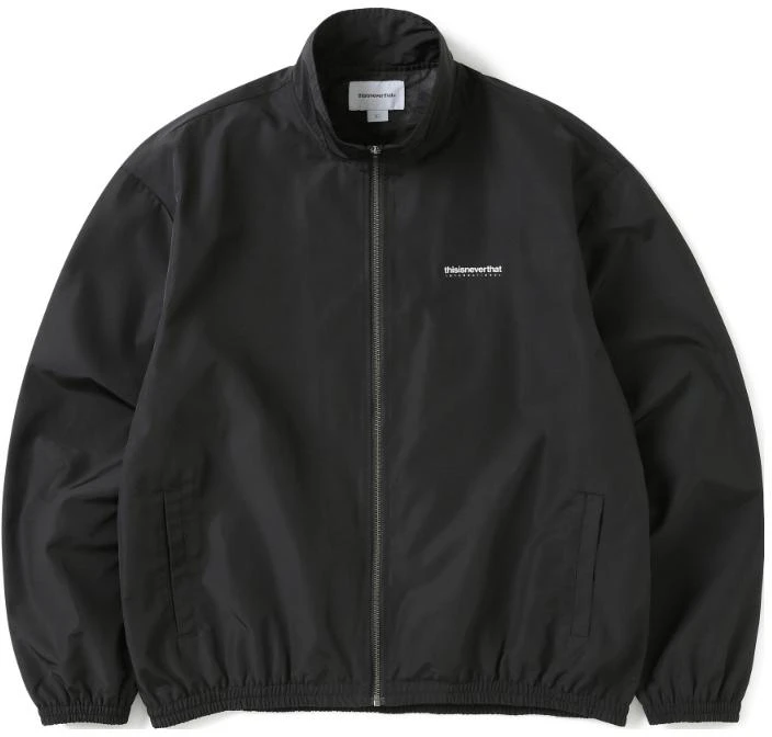 thisisneverthat-logo-print-zip-up-high-collar-jacket-tn-221-wowls-01-bk