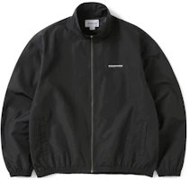 thisisneverthat Logo Print Zip-Up High Collar Jacket TN221WOWLS01BK thisisneverthat Logo Print Zip-Up High Collar Jacket TN221WOWLS01BK