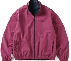thisisneverthat Reversible Team Jacket Plum/Navy Dual-Sided Zip Track Jacket Unisex TN213WOWLS11 thisisneverthat Reversible Team Jacket Plum/Navy Dual-Sided Zip Track Jacket Unisex TN213WOWLS11