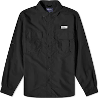 thisisneverthat Solid Color Casual Single-Breasted Long Sleeve Jacket - Men. TN231WSHTI02-BIK thisisneverthat Solid Color Casual Single-Breasted Long Sleeve Jacket - Men. TN231WSHTI02-BIK