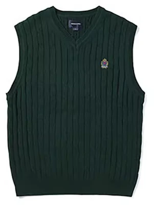 thisisneverthat SS22 男女款刺繡Logo針織背心 深綠 TN221KKNPK05 Buy thisisneverthat SS22 男女款刺繡Logo針織背心 深綠 TN221KKNPK05
