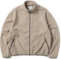 thisisneverthat SS23 Beige Letter Print Long Sleeve Collared Jacket . TN223FOWLS01-BEI thisisneverthat SS23 Beige Letter Print Long Sleeve Collared Jacket . TN223FOWLS01-BEI