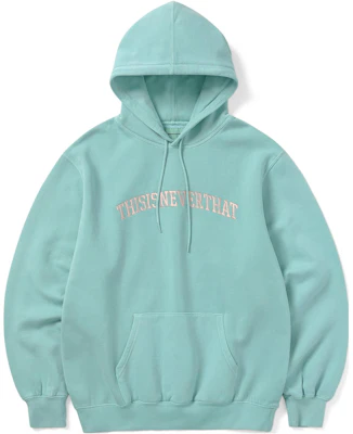 thisisneverthat SS23 字母刺绣长袖卫衣 男女同款 蓝绿色 TN223TSWH025 Buy thisisneverthat SS23 字母刺绣长袖卫衣 男女同款 蓝绿色 TN223TSWH025