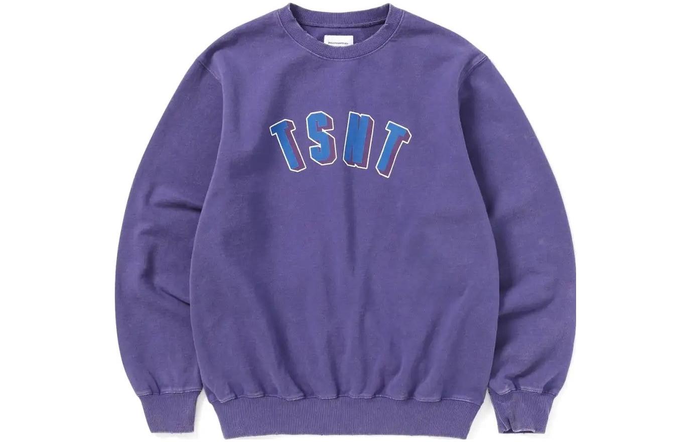 thisisneverthat SS23 Letter Print Sweatshirt Unisex Blue Purple TN223TSWH041