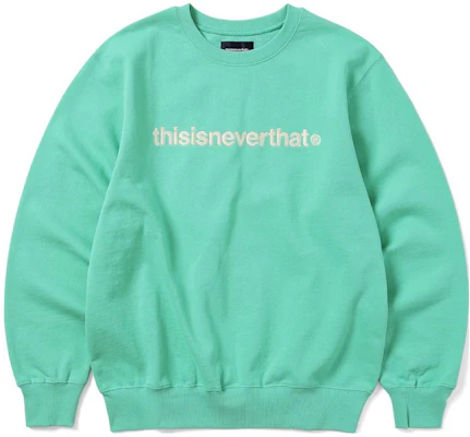 thisisneverthat SS23 刺绣印花标志长袖卫衣 浅绿色 TN223TSWH035 Buy thisisneverthat SS23 刺绣印花标志长袖卫衣 浅绿色 TN223TSWH035