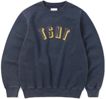 thisisneverthat SS23 Logo Print Casual Navy Blue Unisex Long Sleeve Sweatshirt TN223TSWH040 thisisneverthat SS23 Logo Print Casual Navy Blue Unisex Long Sleeve Sweatshirt TN223TSWH040