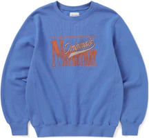 thisisneverthat SS23 Navy Embroidered Logo Crewneck Sweatshirt Unisex. TN223TSWH046 thisisneverthat SS23 Navy Embroidered Logo Crewneck Sweatshirt Unisex. TN223TSWH046