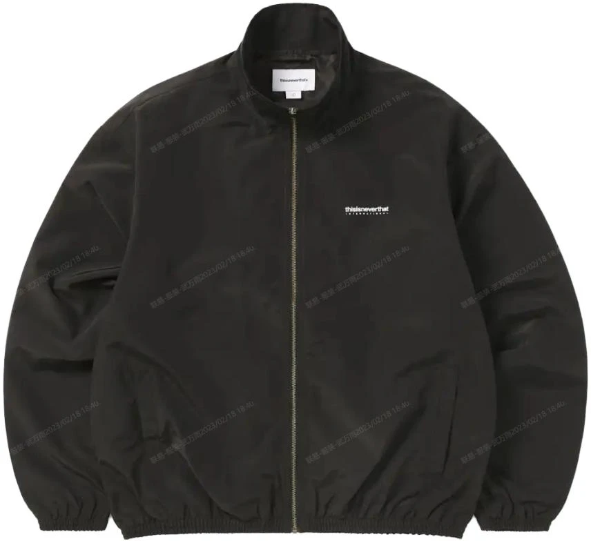 thisisneverthat-ss-23-retro-zip-up-loose-jacket-unisex-black-tn-223-tswh-005