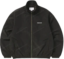 thisisneverthat SS23 Retro Zip-Up Loose Jacket Unisex - Black TN223TSWH005 thisisneverthat SS23 Retro Zip-Up Loose Jacket Unisex - Black TN223TSWH005