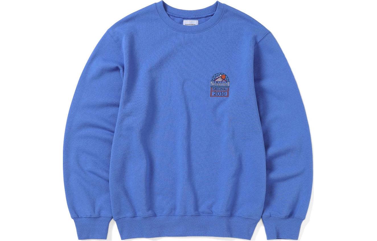 thisisneverthat SS24 2010 Original Crewneck Unisex Sweatshirt Navy Blue. TN241TSWCW03ULM