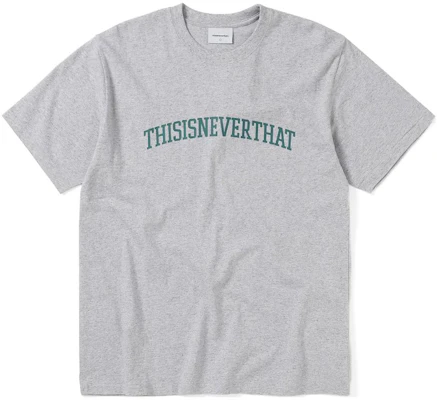 Thisisneverthat SS24 Arch-Logo Tee Heather Grey Unisex Crewneck T-Shirt. TN240TTSST04HGR Buy Thisisneverthat SS24 Arch-Logo Tee Heather Grey Unisex Crewneck T-Shirt. TN240TTSST04HGR