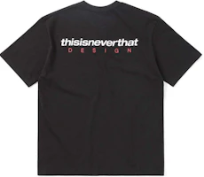 Thisisneverthat SS24 DSN-Logo Tee Unisex Black Crewneck Short Sleeve T-Shirt. TN231TTSST03BK Thisisneverthat SS24 DSN-Logo Tee Unisex Black Crewneck Short Sleeve T-Shirt. TN231TTSST03BK