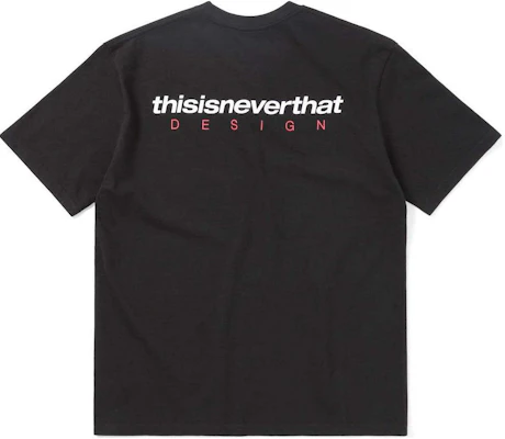 Thisisneverthat SS24 DSN-Logo Tee Unisex Black Crewneck Short Sleeve T-Shirt. TN231TTSST03BK Buy Thisisneverthat SS24 DSN-Logo Tee Unisex Black Crewneck Short Sleeve T-Shirt. TN231TTSST03BK
