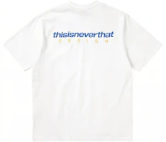 Thisisneverthat SS24 DSN-Logo Tee White Unisex Crewneck Short Sleeve Shirt TN231TTSST03WH Thisisneverthat SS24 DSN-Logo Tee White Unisex Crewneck Short Sleeve Shirt TN231TTSST03WH