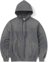 thisisneverthat SS24 Faded Embroidery Hoodie Dark Grey Unisex Pullover. TN241TSWHO03DRG thisisneverthat SS24 Faded Embroidery Hoodie Dark Grey Unisex Pullover. TN241TSWHO03DRG