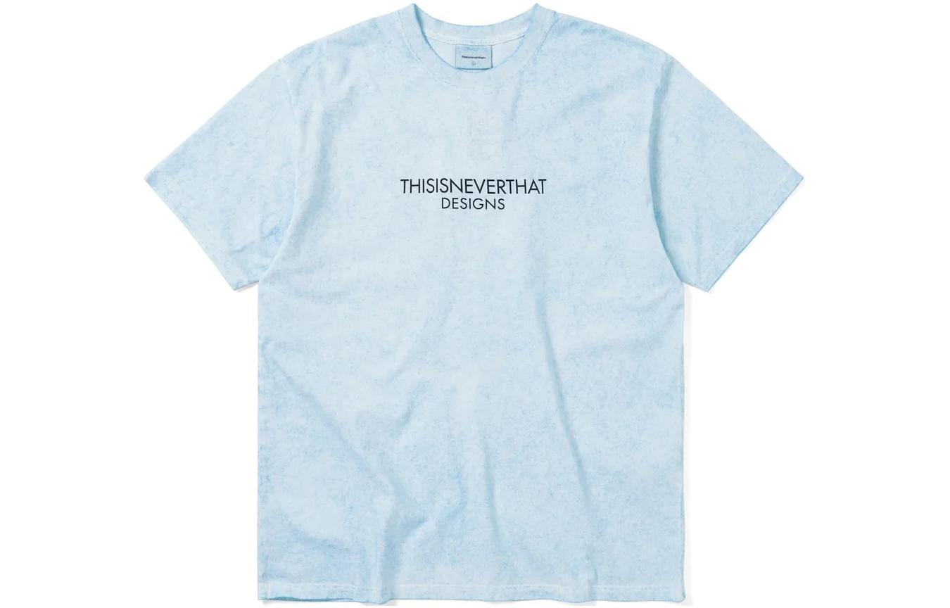 Thisisneverthat SS24 Front Logo Print Unisex White Casual Short Sleeve T-Shirt TN241TTSST23WHT