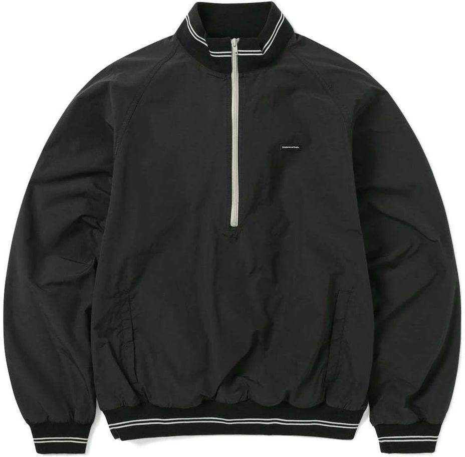 thisisneverthat-ss-24-half-zip-nylon-pullover-sweatshirt-unisex-black-tn-241-wtolp-01-blk