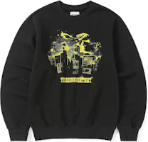 thisisneverthat SS24 Nightmare Faded Graphic Crewneck Sweatshirt Unisex Grey/Black TN241TSWCW04OBK thisisneverthat SS24 Nightmare Faded Graphic Crewneck Sweatshirt Unisex Grey/Black TN241TSWCW04OBK