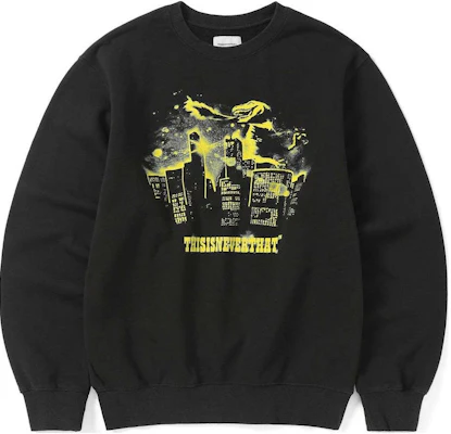 thisisneverthat SS24 Nightmare Faded Crewneck Unisex Kelabu/Hitam TN241TSWCW04OBK Buy thisisneverthat SS24 Nightmare Faded Crewneck Unisex Kelabu/Hitam TN241TSWCW04OBK
