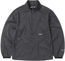 thisisneverthat SS24 PERTEX® QA Half Zip Pullover Embroidered Jacket Black Unisex TN241WOWLS01BLK thisisneverthat SS24 PERTEX® QA Half Zip Pullover Embroidered Jacket Black Unisex TN241WOWLS01BLK