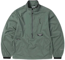 thisisneverthat SS24 PERTEX® QA Half Zip Pullover Green Unisex Jacket with Pockets. TN241WOWLS01SGE thisisneverthat SS24 PERTEX® QA Half Zip Pullover Green Unisex Jacket with Pockets. TN241WOWLS01SGE